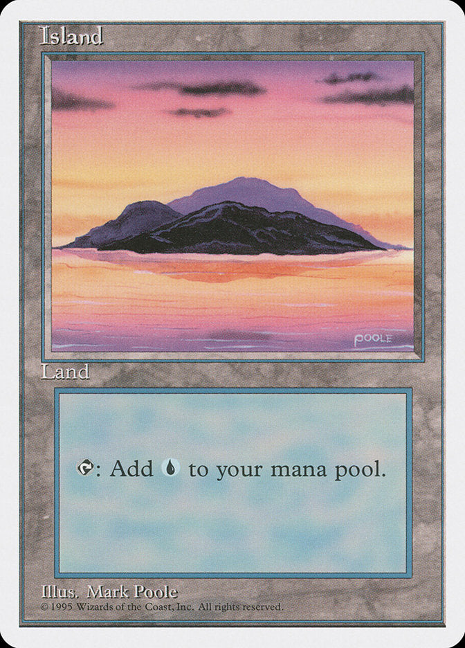 Island (Sunset / Signature on Right) [Fourth Edition] | Gate City Games LLC