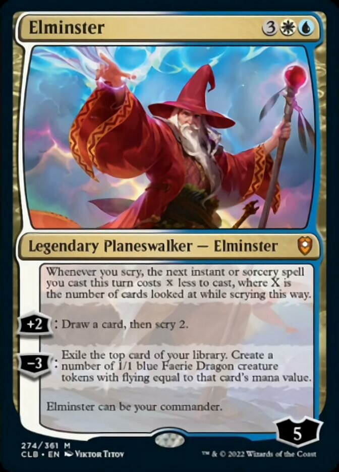 Elminster [Commander Legends: Battle for Baldur's Gate] | Gate City Games LLC
