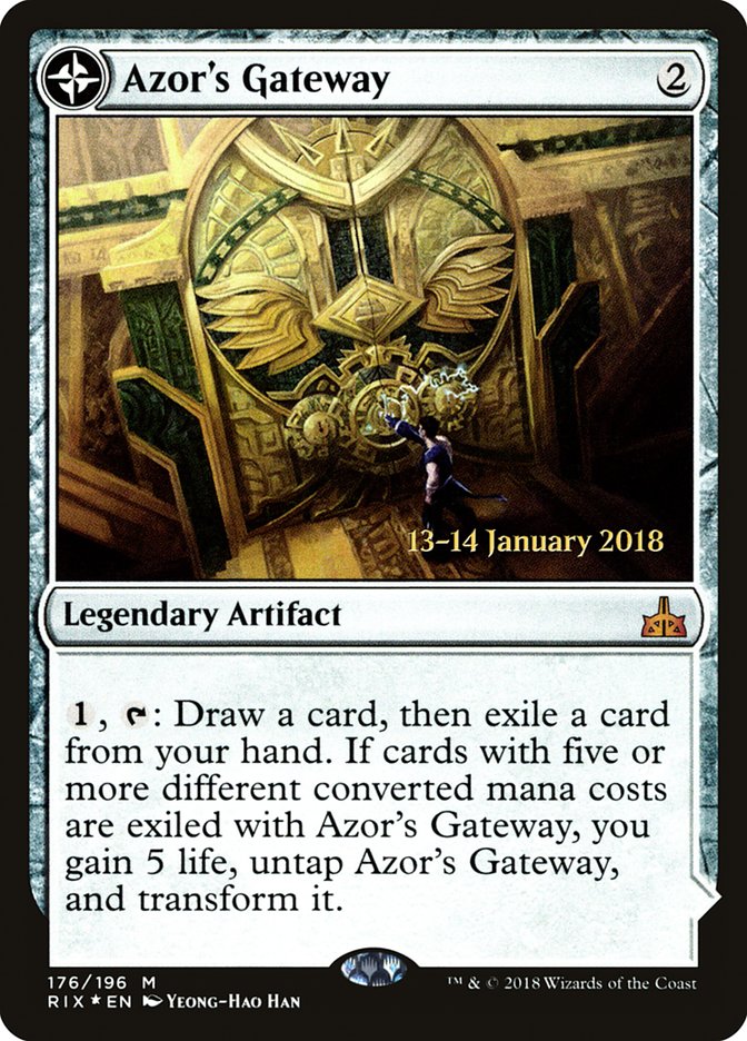 Azor's Gateway // Sanctum of the Sun [Rivals of Ixalan Prerelease Promos] | Gate City Games LLC
