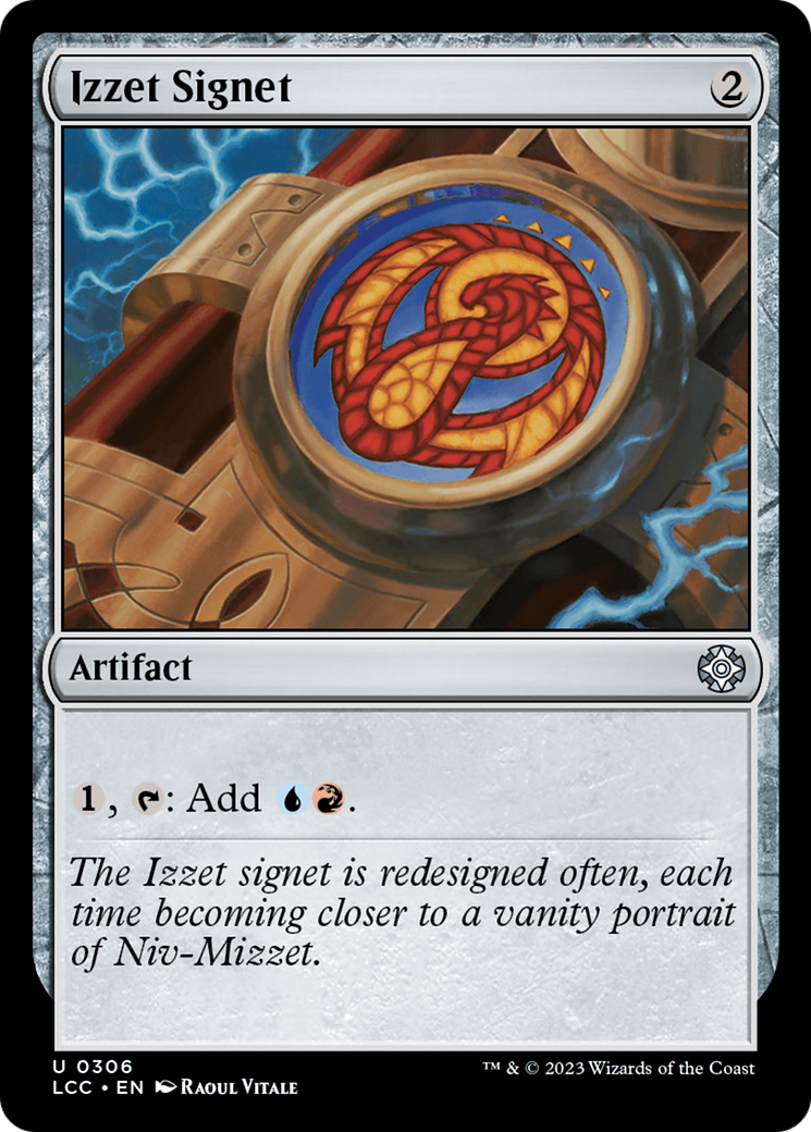 Izzet Signet [The Lost Caverns of Ixalan Commander] | Gate City Games LLC