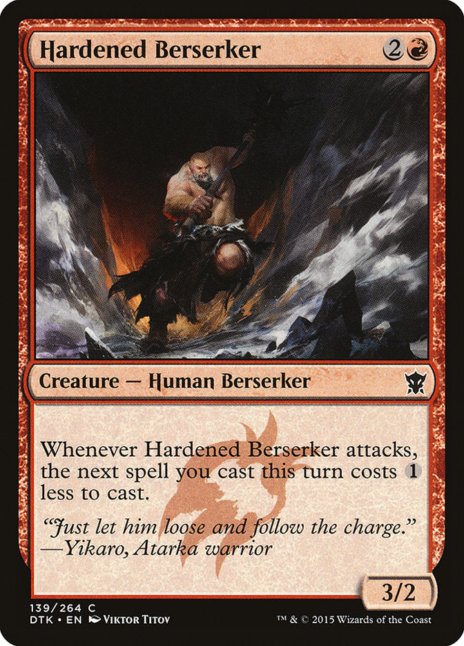 Hardened Berserker [Dragons of Tarkir] | Gate City Games LLC