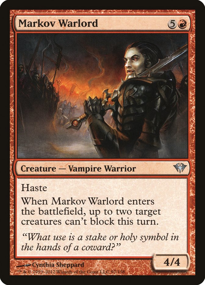 Markov Warlord [Dark Ascension] | Gate City Games LLC