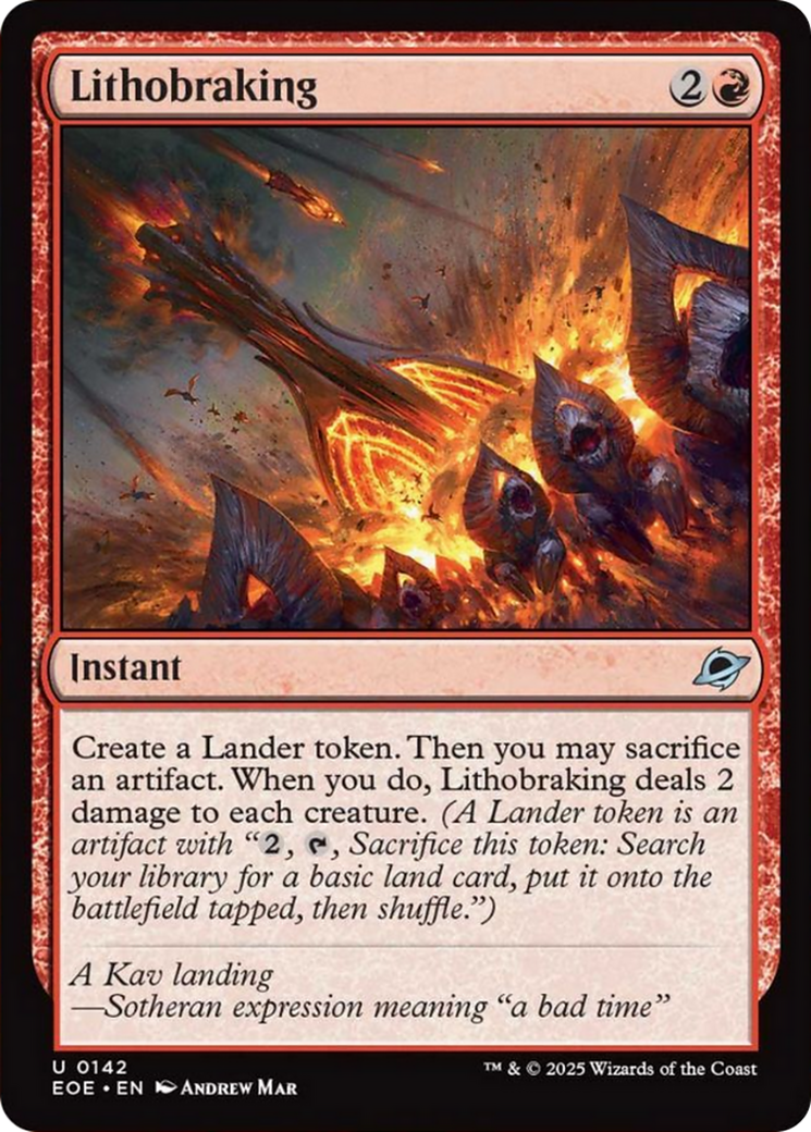 Lithobraking [Edge of Eternities] | Gate City Games LLC