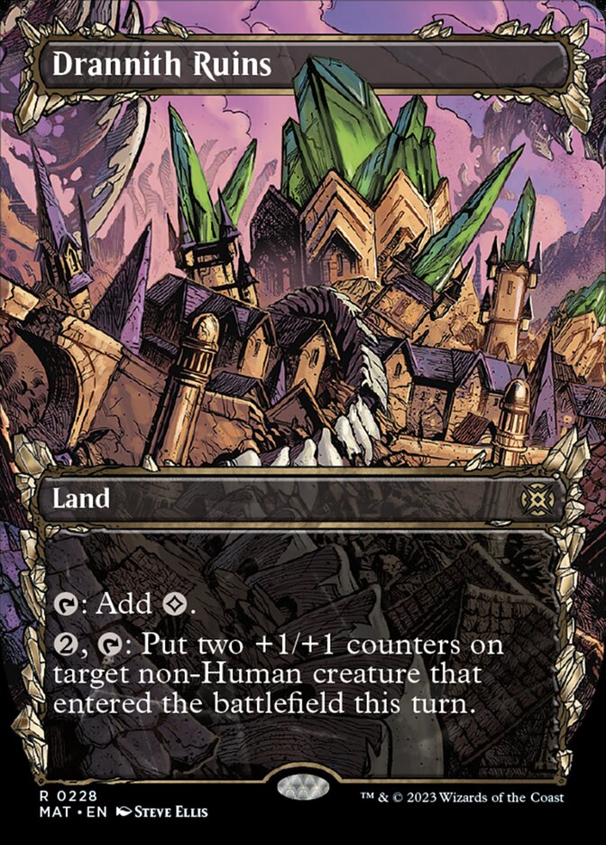 Drannith Ruins (Showcase Halo Foil) [March of the Machine: The Aftermath] | Gate City Games LLC