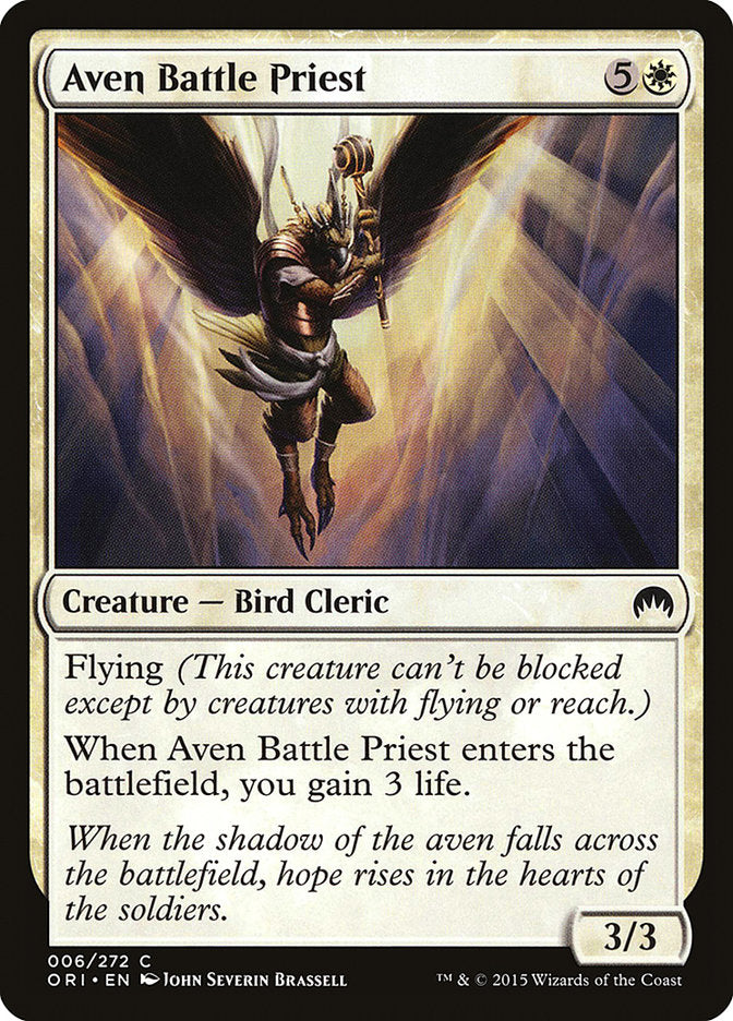 Aven Battle Priest [Magic Origins] | Gate City Games LLC