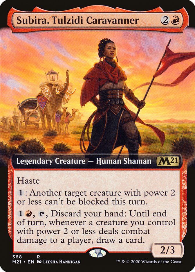 Subira, Tulzidi Caravanner (Extended Art) [Core Set 2021] | Gate City Games LLC