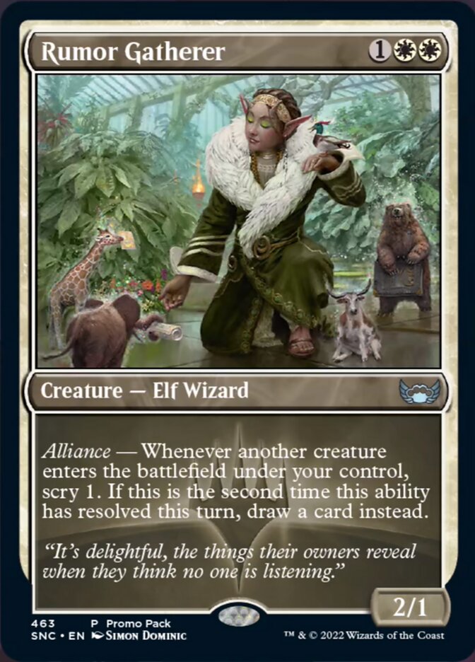 Rumor Gatherer (Promo Pack) [Streets of New Capenna] | Gate City Games LLC