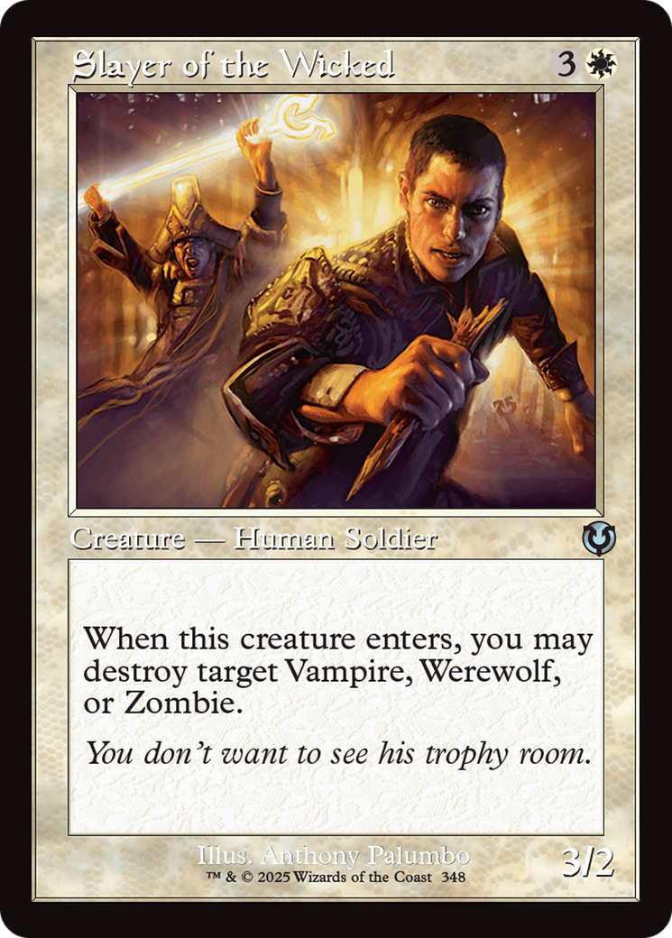 Slayer of the Wicked (Retro Frame) [Innistrad Remastered] | Gate City Games LLC