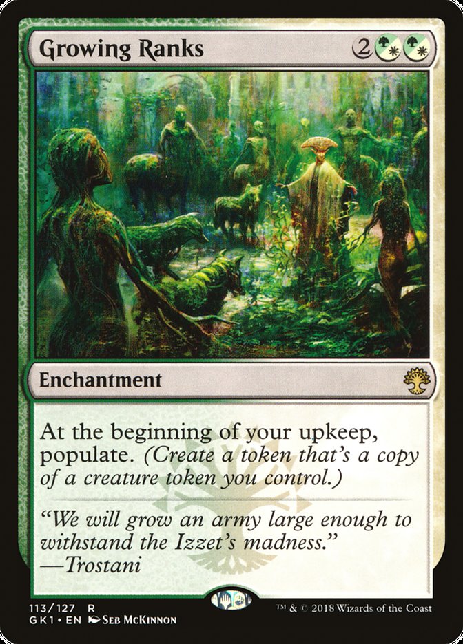 Growing Ranks [Guilds of Ravnica Guild Kit] | Gate City Games LLC