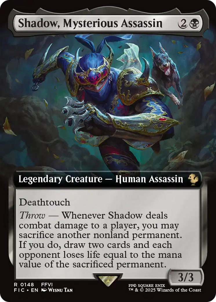 Shadow, Mysterious Assassin (Extended Art) [FINAL FANTASY Commander] | Gate City Games LLC