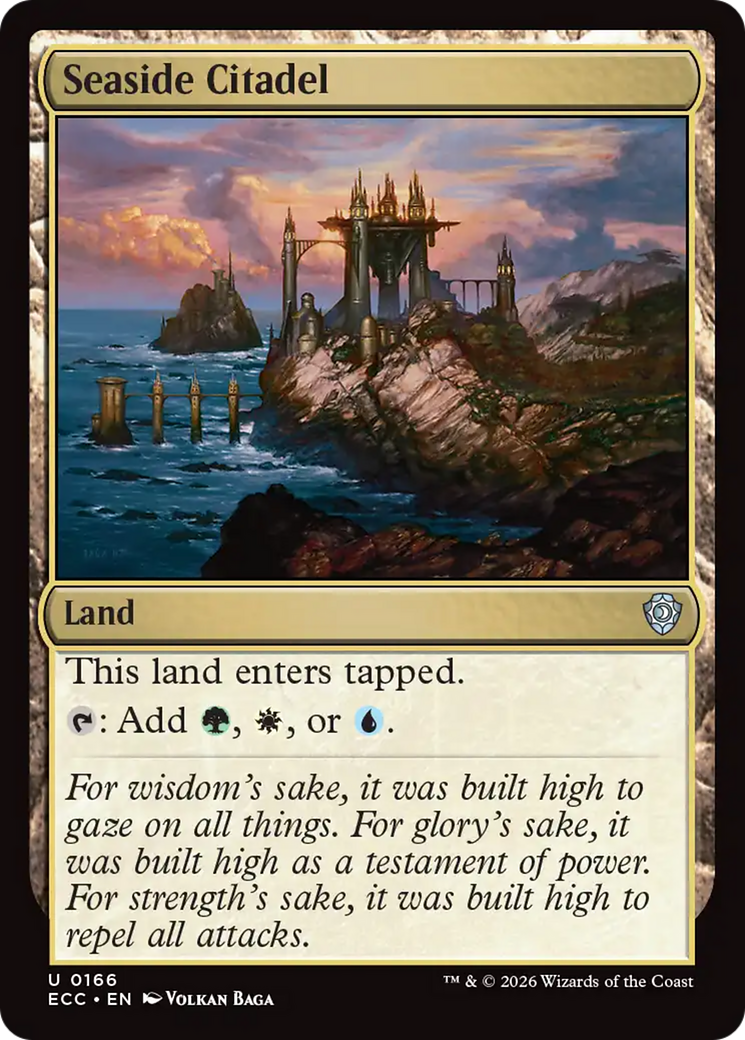 Seaside Citadel [Lorwyn Eclipsed Commander] | Gate City Games LLC
