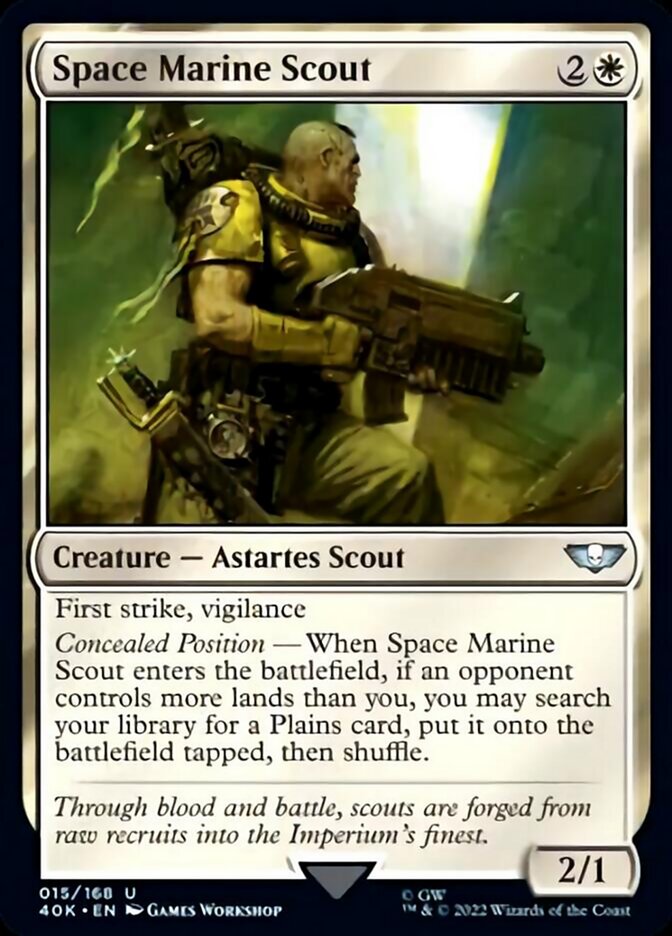 Space Marine Scout [Warhammer 40,000] | Gate City Games LLC
