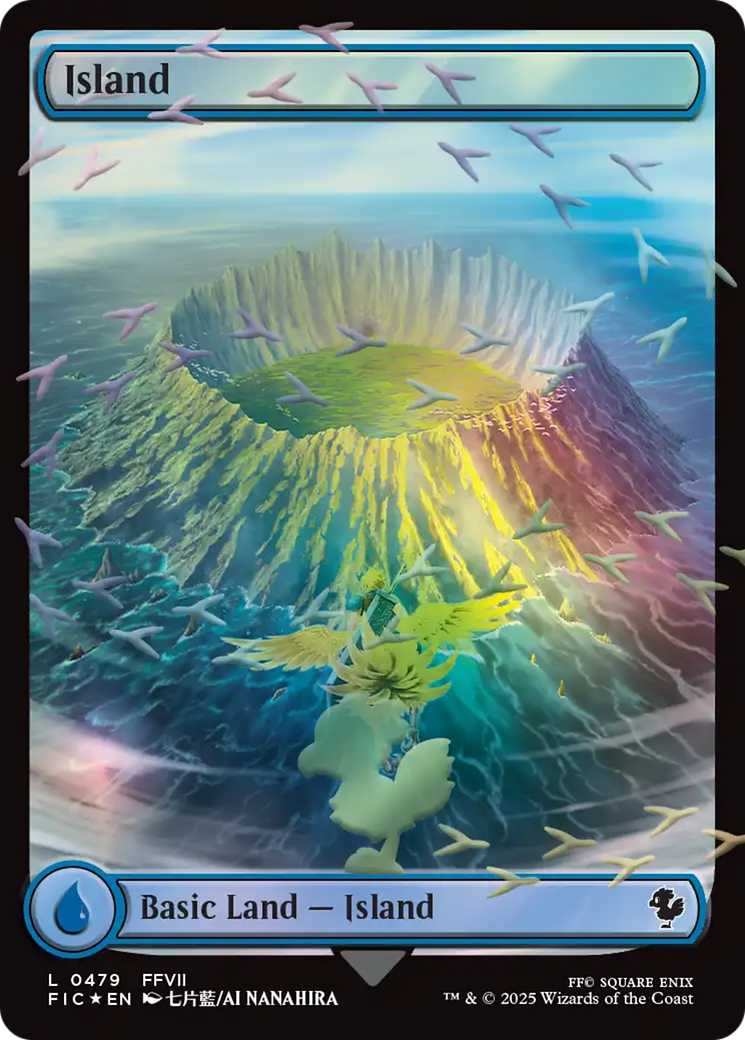Island (Chocobo Track Foil) [FINAL FANTASY Commander] | Gate City Games LLC