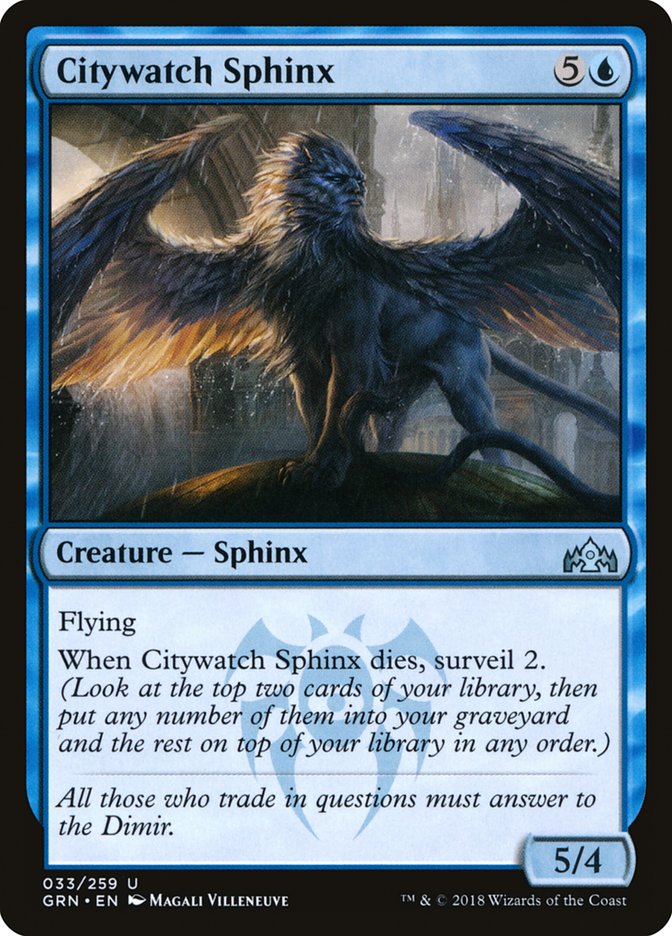 Citywatch Sphinx [Guilds of Ravnica] | Gate City Games LLC
