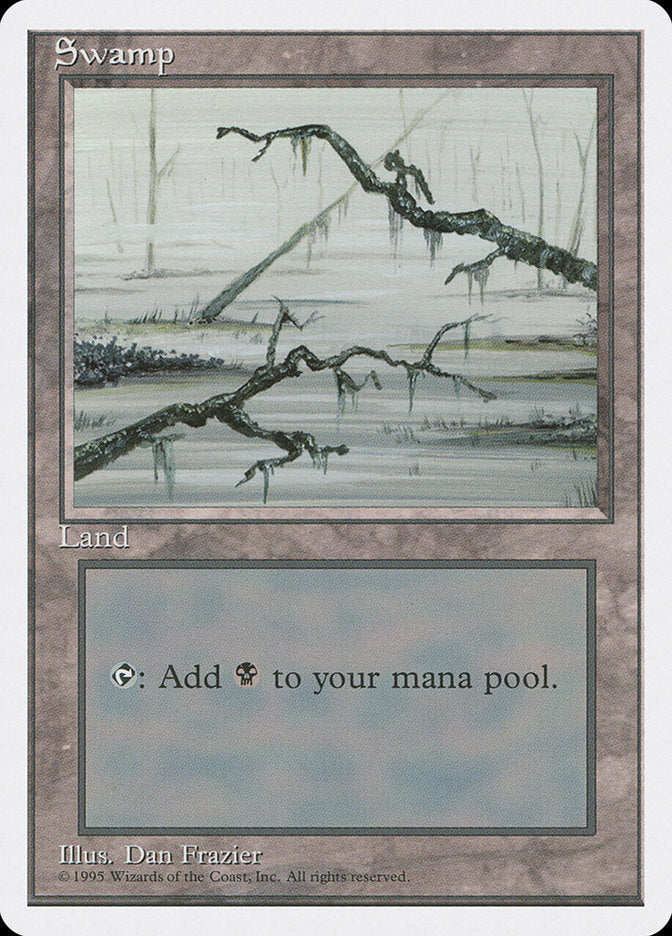 Swamp (Branches on Left and Right of Frame) [Fourth Edition] | Gate City Games LLC