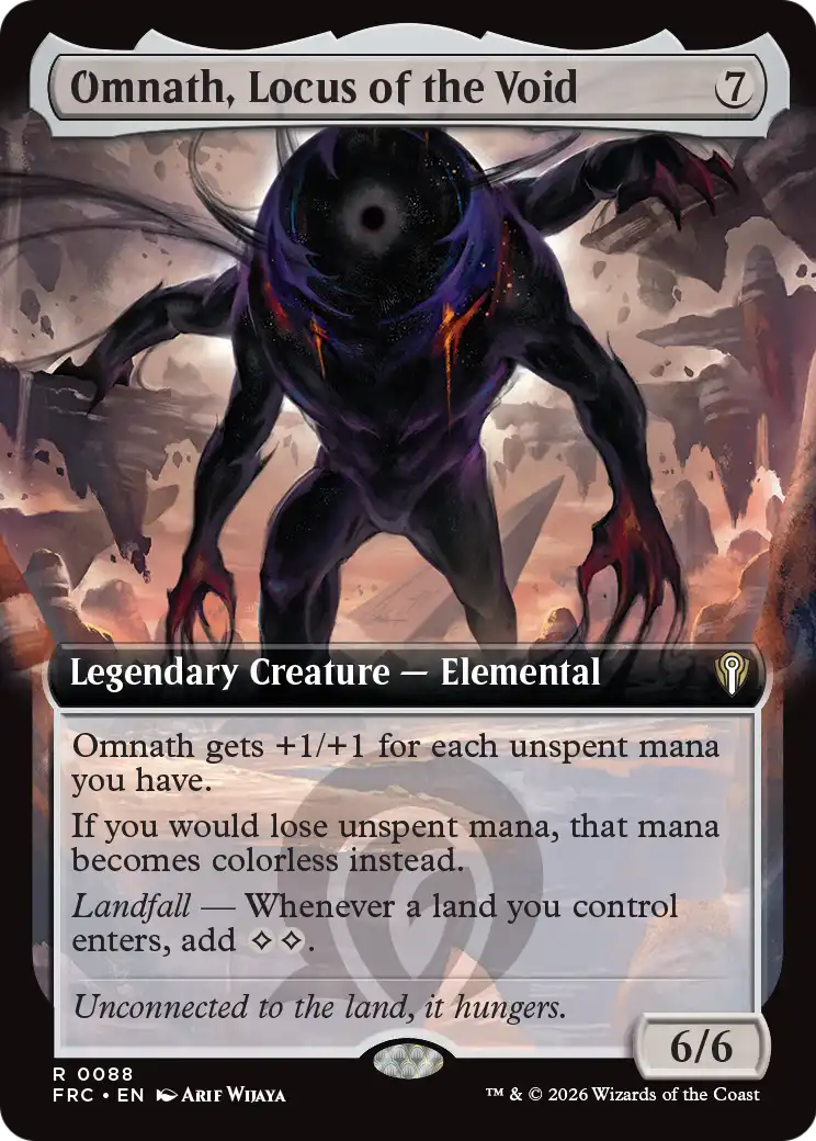 Omnath, Locus of the Void (Extended Art) [Reality Fracture Commander] | Gate City Games LLC