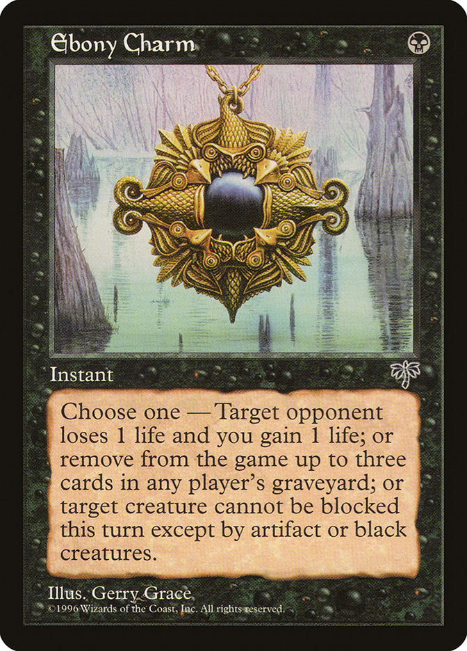 Ebony Charm [Mirage] | Gate City Games LLC
