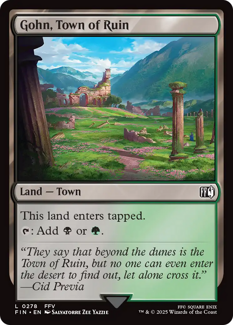 Gohn, Town of Ruin [FINAL FANTASY] | Gate City Games LLC
