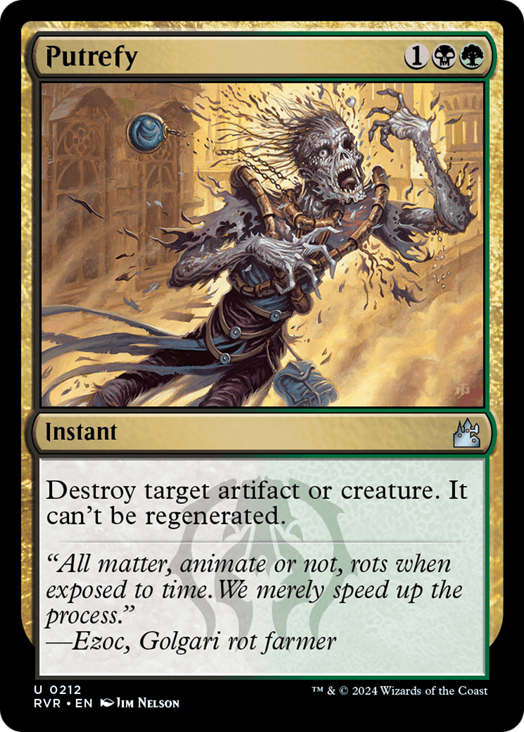 Putrefy [Ravnica Remastered] | Gate City Games LLC
