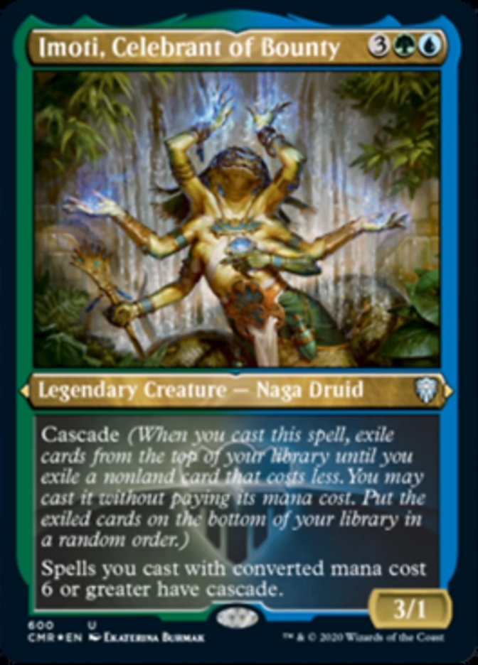 Imoti, Celebrant of Bounty (Etched) [Commander Legends] | Gate City Games LLC