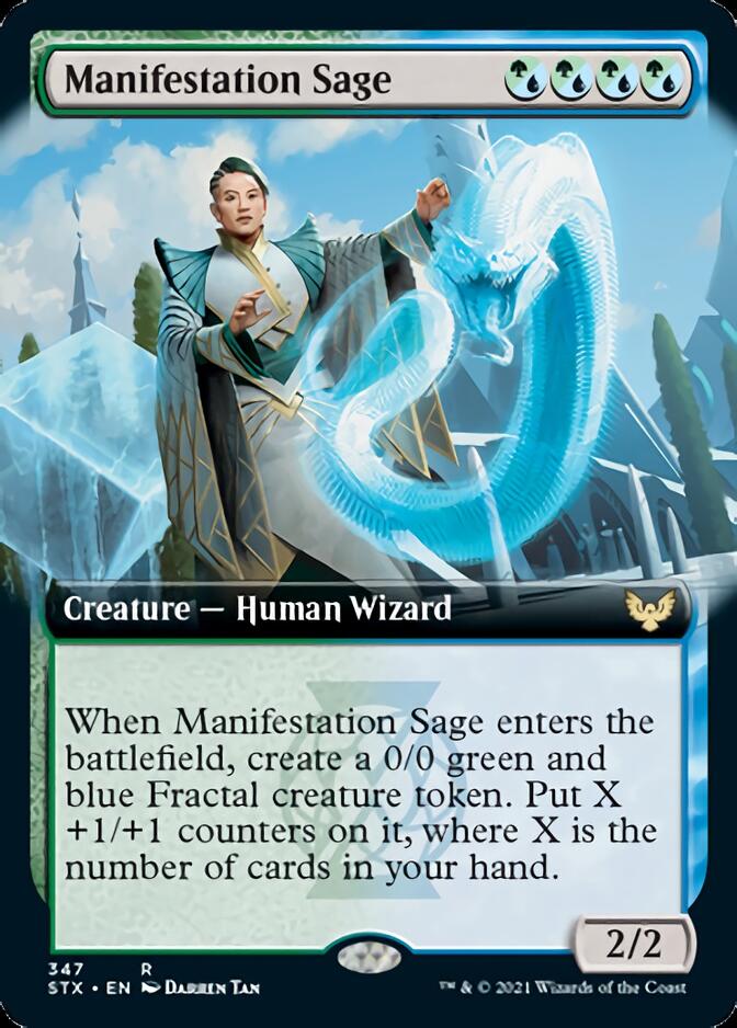 Manifestation Sage (Extended Art) [Strixhaven: School of Mages] | Gate City Games LLC