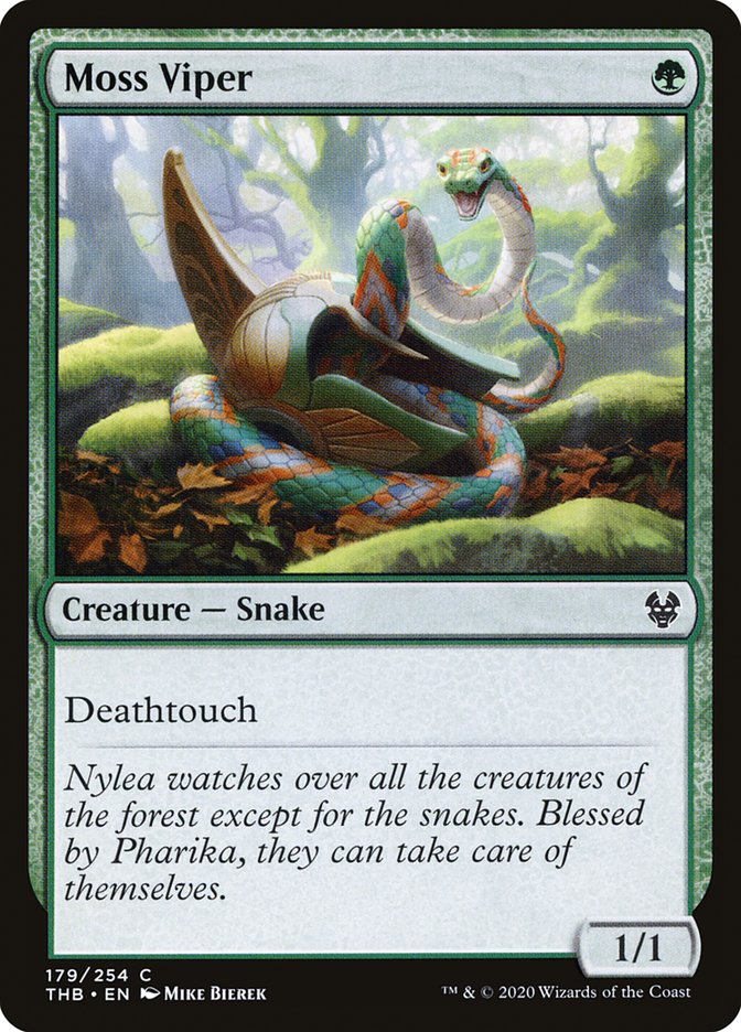 Moss Viper [Theros Beyond Death] | Gate City Games LLC