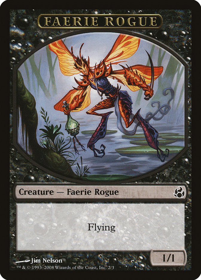 Faerie Rogue Token [Morningtide Tokens] | Gate City Games LLC