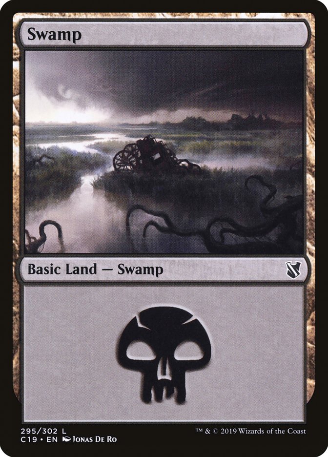 Swamp (295) [Commander 2019] | Gate City Games LLC