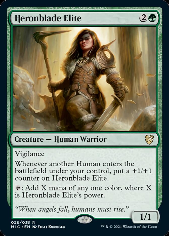 Heronblade Elite [Innistrad: Midnight Hunt Commander] | Gate City Games LLC