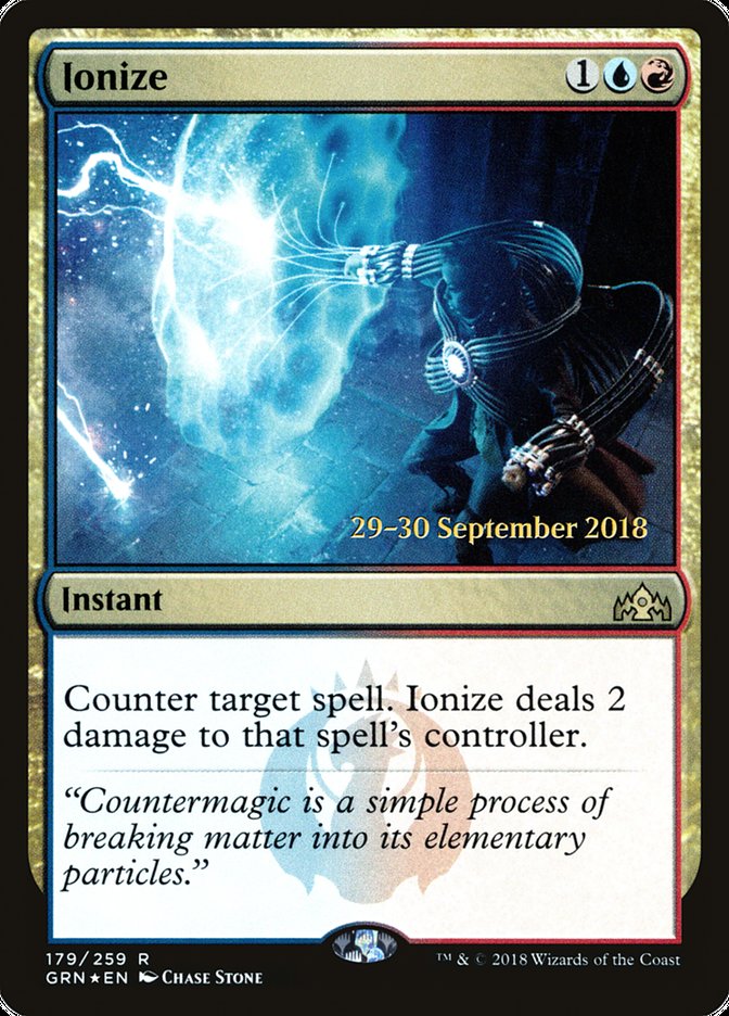 Ionize [Guilds of Ravnica Prerelease Promos] | Gate City Games LLC