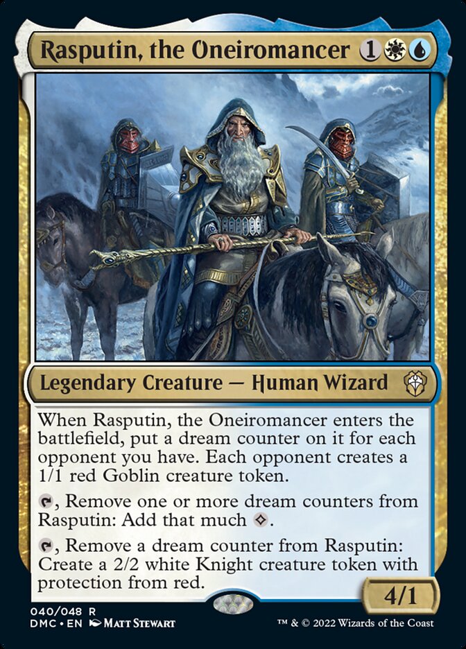 Rasputin, the Oneiromancer [Dominaria United Commander] | Gate City Games LLC