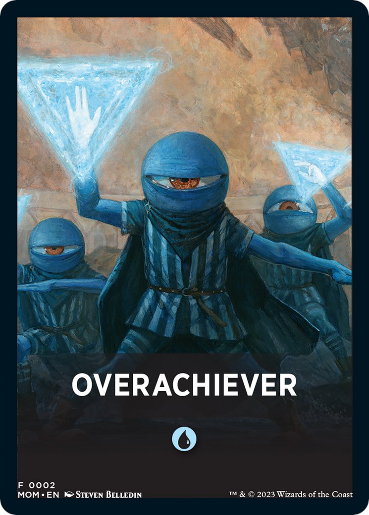 Overachiever Theme Card [March of the Machine Tokens] | Gate City Games LLC
