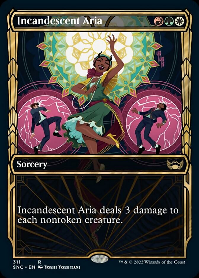 Incandescent Aria (Showcase Golden Age) [Streets of New Capenna] | Gate City Games LLC