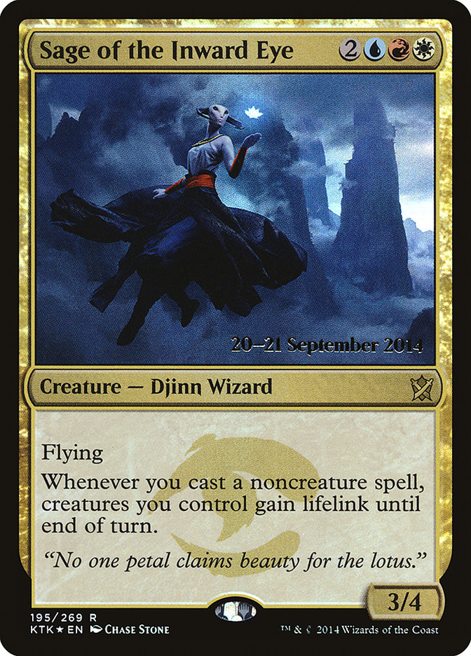 Sage of the Inward Eye [Khans of Tarkir Prerelease Promos] | Gate City Games LLC