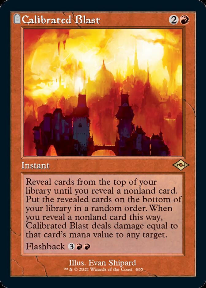 Calibrated Blast (Retro) [Modern Horizons 2] | Gate City Games LLC