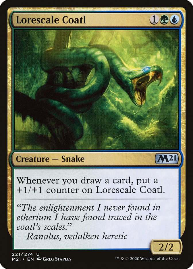 Lorescale Coatl [Core Set 2021] | Gate City Games LLC