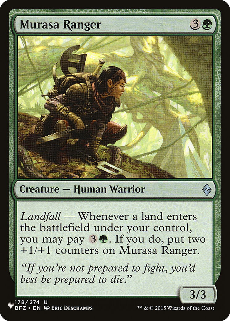 Murasa Ranger [The List] | Gate City Games LLC