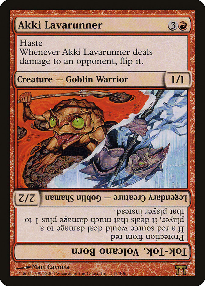 Akki Lavarunner // Tok-Tok, Volcano Born [Champions of Kamigawa] | Gate City Games LLC