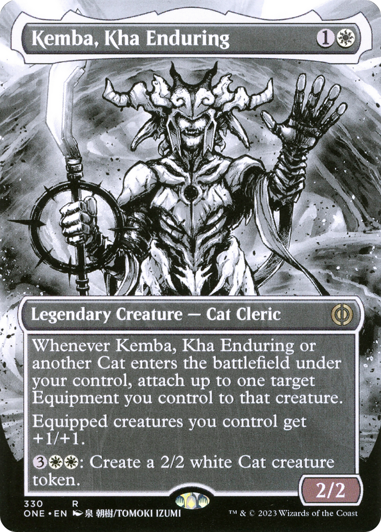 Kemba, Kha Enduring (Borderless Manga) [Phyrexia: All Will Be One] | Gate City Games LLC
