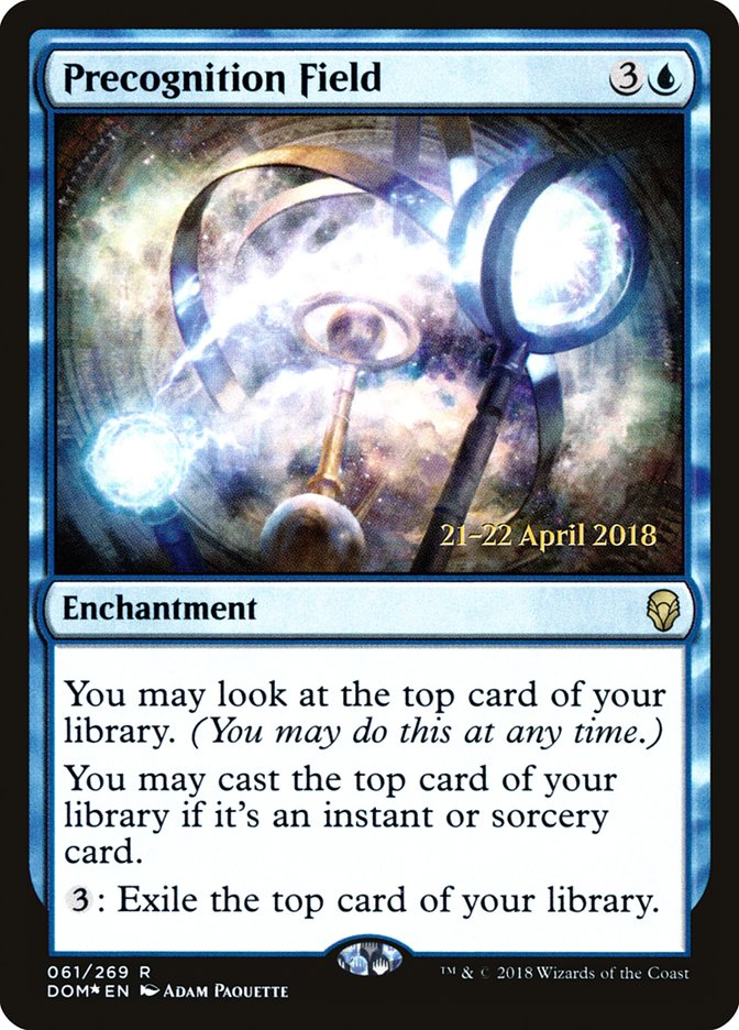 Precognition Field [Dominaria Prerelease Promos] | Gate City Games LLC