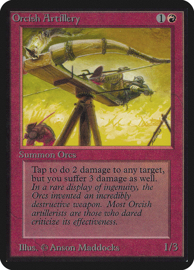 Orcish Artillery [Alpha Edition] | Gate City Games LLC