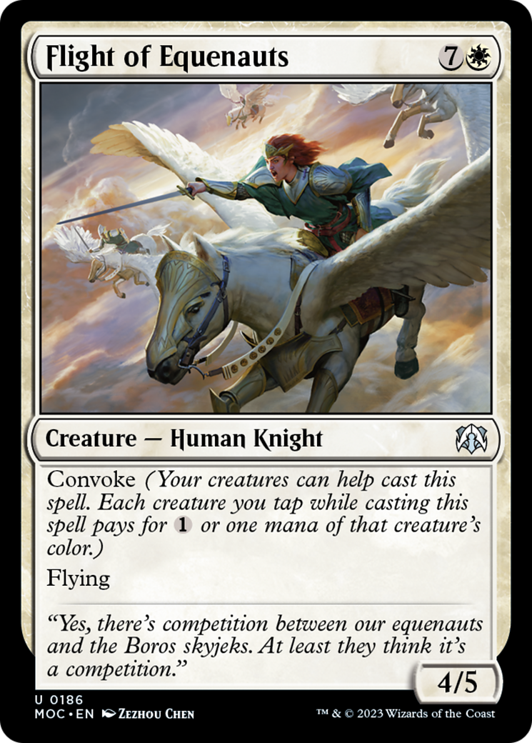 Flight of Equenauts [March of the Machine Commander] | Gate City Games LLC