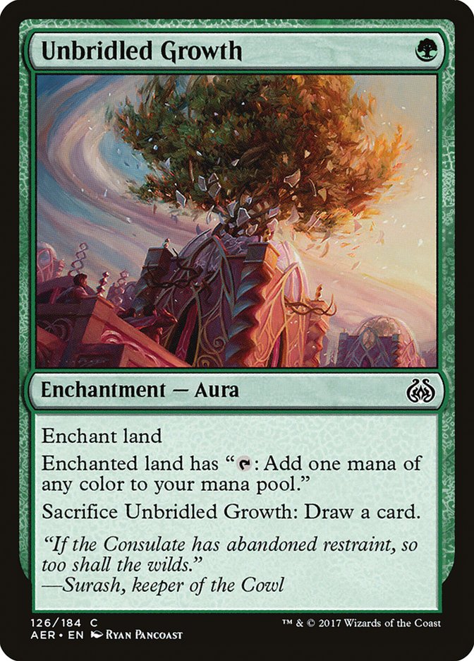 Unbridled Growth [Aether Revolt] | Gate City Games LLC