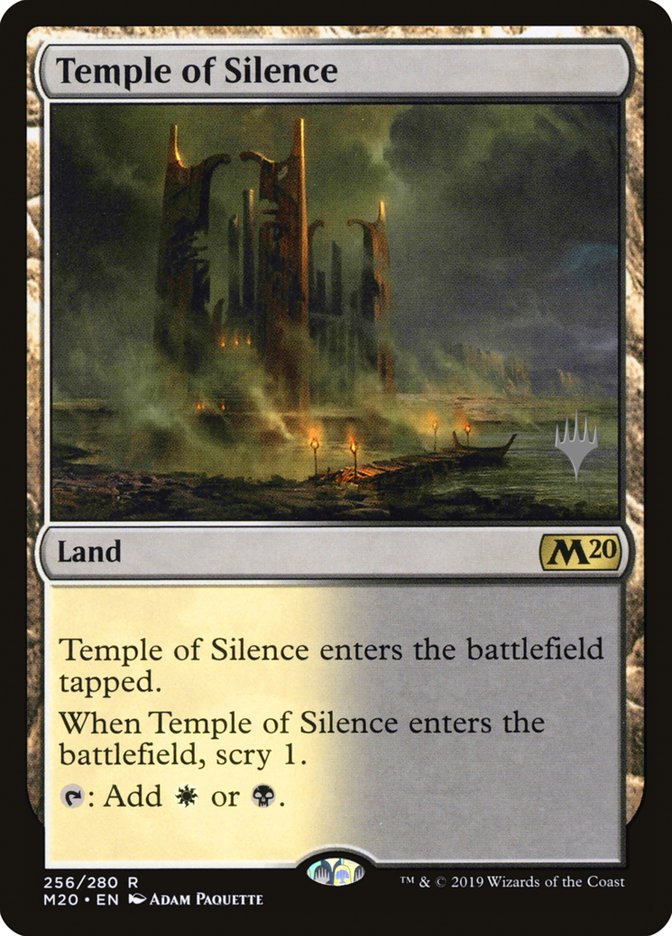 Temple of Silence (Promo Pack) [Core Set 2020 Promos] | Gate City Games LLC