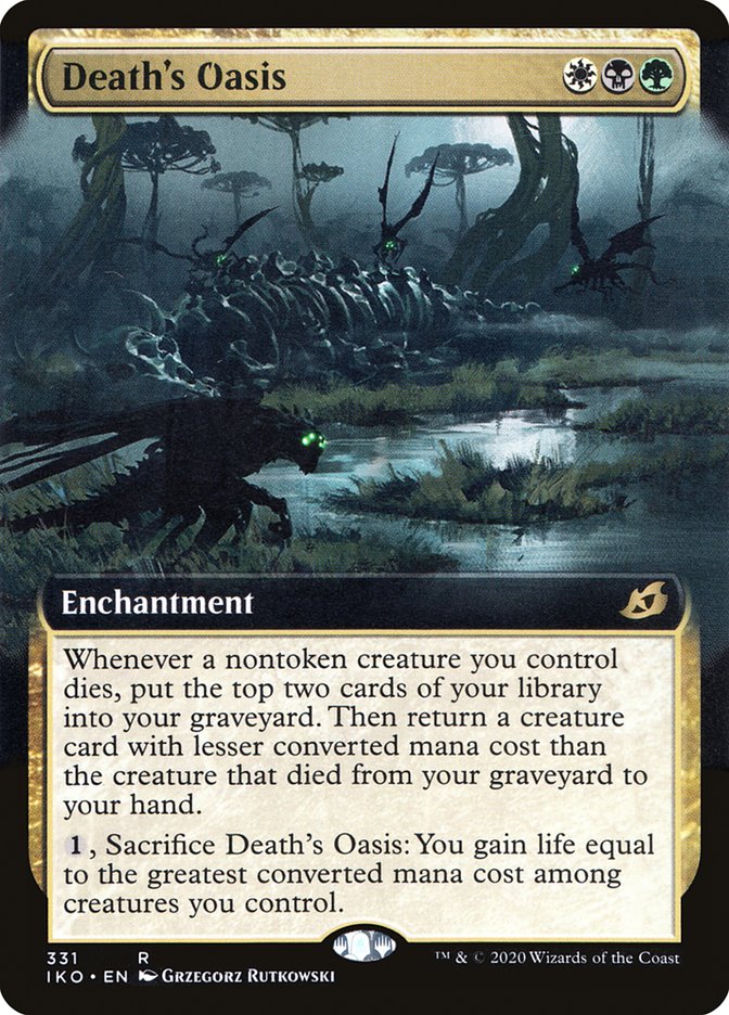 Death's Oasis (Extended Art) [Ikoria: Lair of Behemoths] | Gate City Games LLC