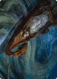 Funeral Longboat Art Card [Kaldheim Art Series] | Gate City Games LLC