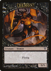 Angel // Demon Double-Sided Token (Oversized) [Open the Helvault] | Gate City Games LLC