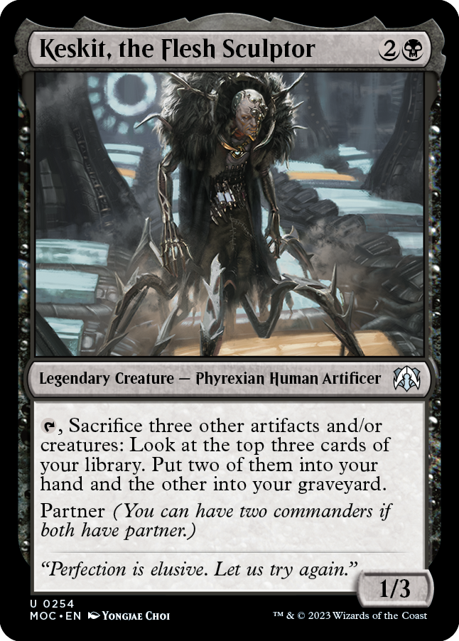 Keskit, the Flesh Sculptor [March of the Machine Commander] | Gate City Games LLC