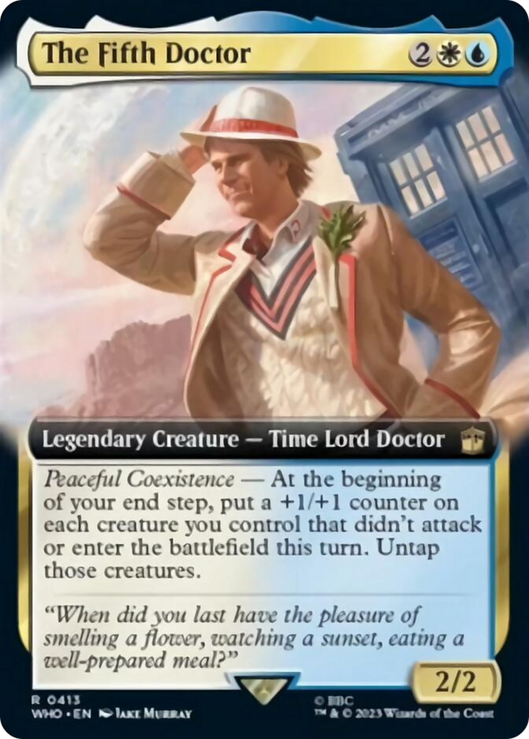 The Fifth Doctor (Extended Art) [Doctor Who] | Gate City Games LLC