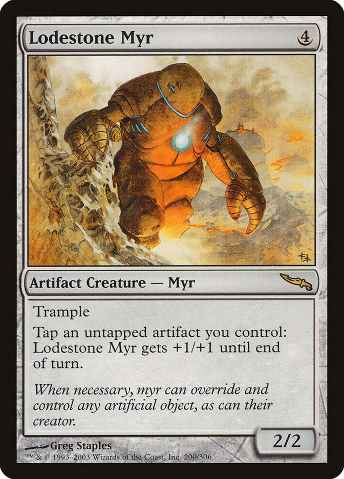 Lodestone Myr [Mirrodin] | Gate City Games LLC